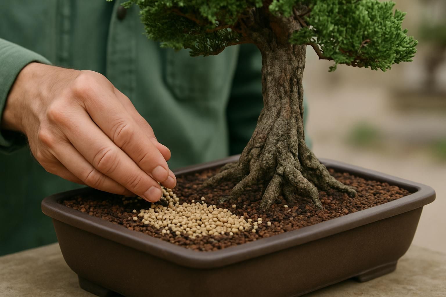 Cómo aplicar el abono en Bonsai